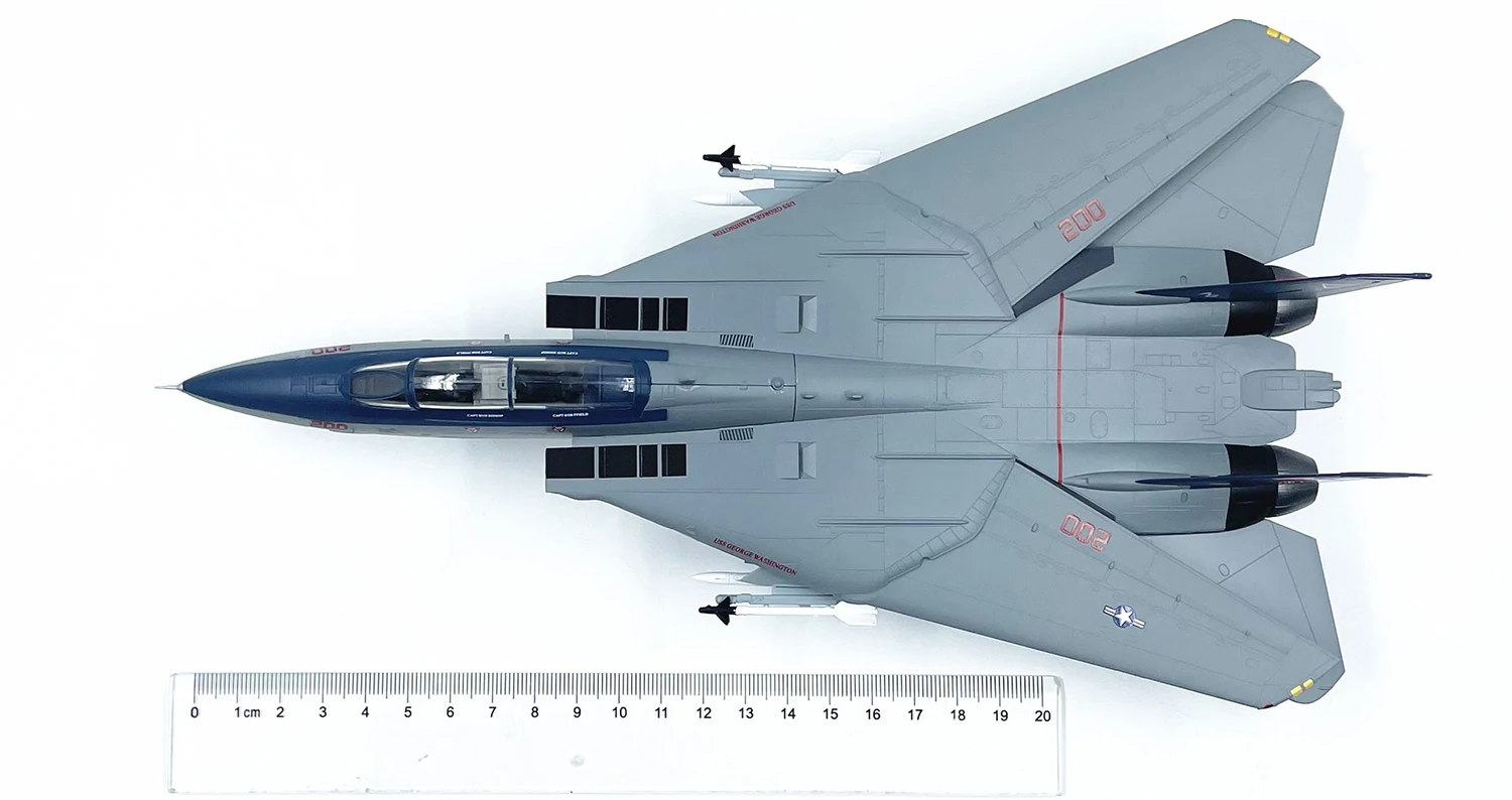 1: 72 American F14B fighter model VF-11 Red Boar Squadron E37189 Finished product collection model 1: 72 American F14B fighter model VF-11 Red Boar Squadron E37189 Finished product collection model