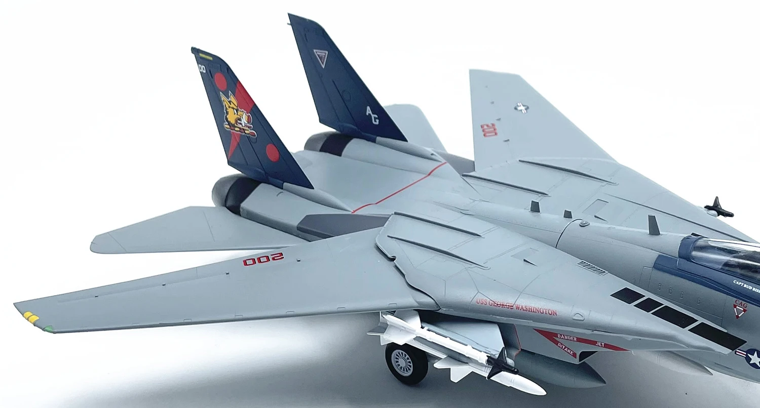 1: 72 American F14B fighter model VF-11 Red Boar Squadron E37189 Finished product collection model 1: 72 American F14B fighter model VF-11 Red Boar Squadron E37189 Finished product collection model