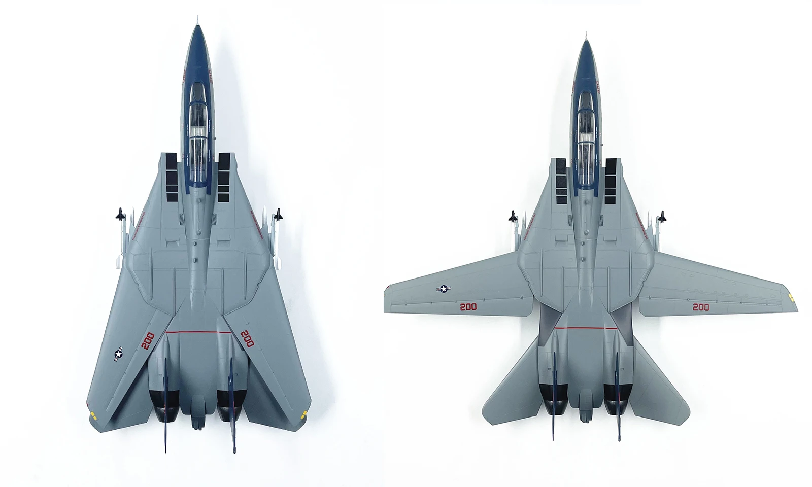 1: 72 American F14B fighter model VF-11 Red Boar Squadron E37189 Finished product collection model 1: 72 American F14B fighter model VF-11 Red Boar Squadron E37189 Finished product collection model