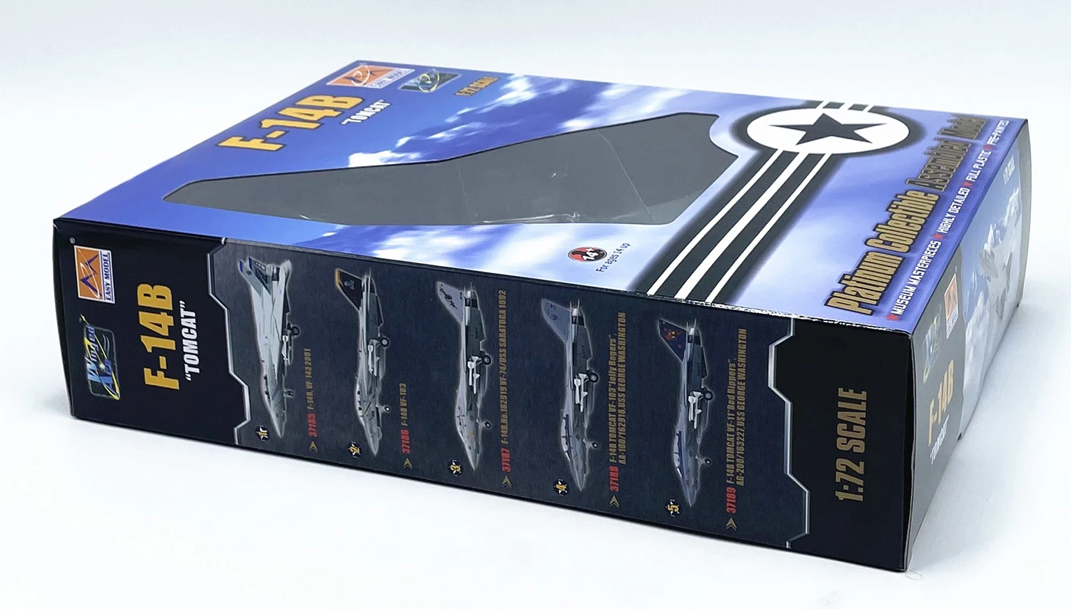 1: 72 American F14B fighter model VF-11 Red Boar Squadron E37189 Finished product collection model 1: 72 American F14B fighter model VF-11 Red Boar Squadron E37189 Finished product collection model