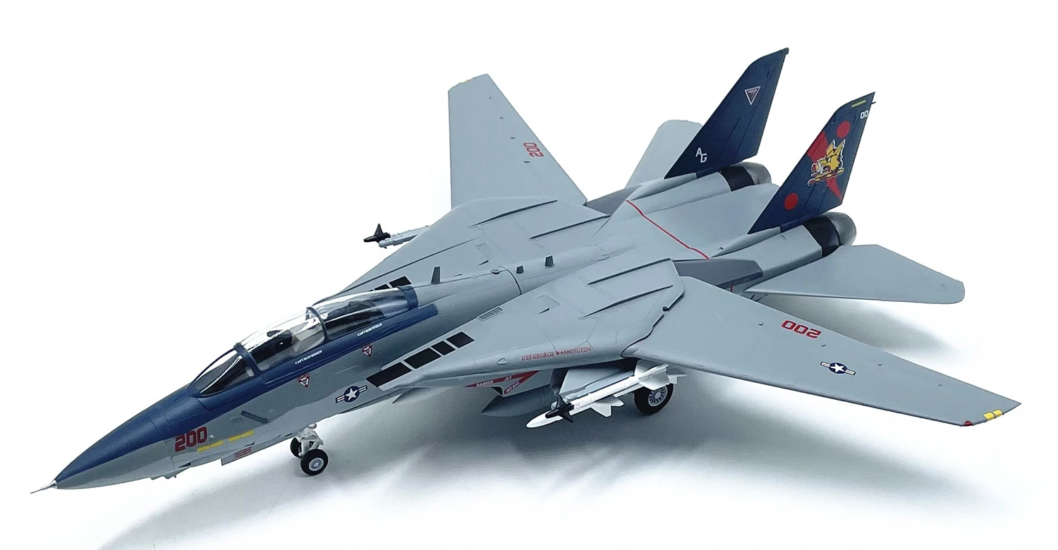 1: 72 American F14B fighter model VF-11 Red Boar Squadron E37189 Finished product collection model 1: 72 American F14B fighter model VF-11 Red Boar Squadron E37189 Finished product collection model