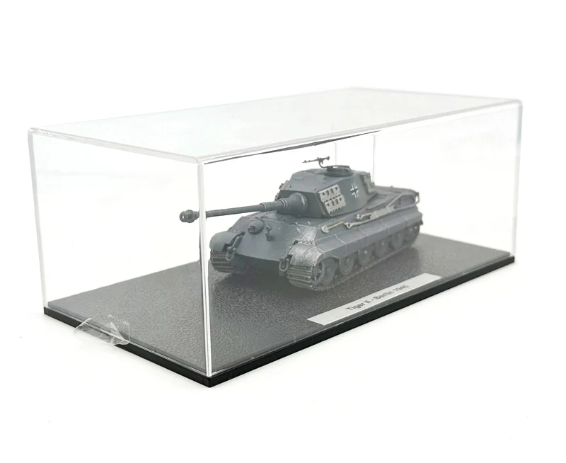 1: 72 1945 German Tiger King tank model aging German gray coating  Semi alloy simulation finished product model