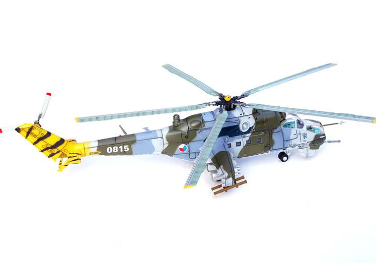 Fine 1/72 Soviet MI-24V Hind Armed Helicopter Model Czech Republi Semi alloy finished product collection model Fine 1/72 Soviet MI-24V Hind Armed Helicopter Model Czech Republi Semi alloy finished product collection model