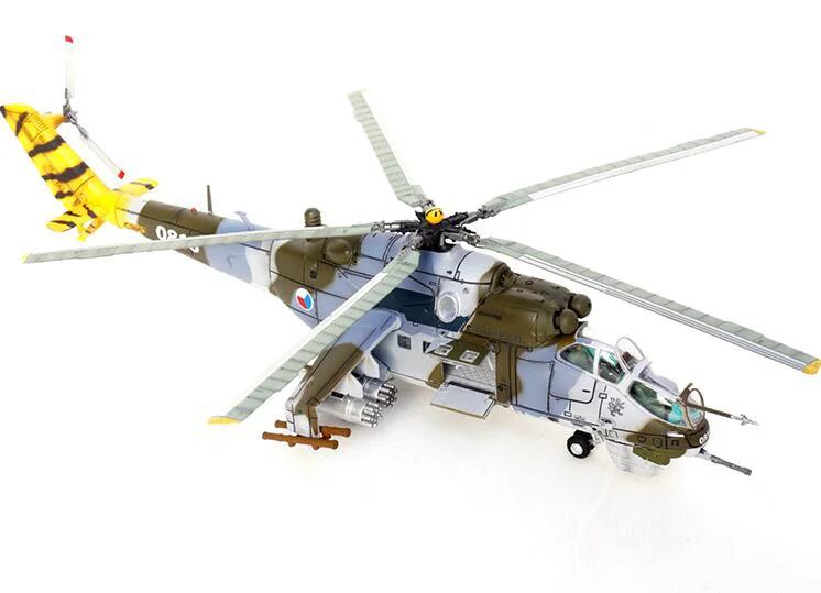 Fine 1/72 Soviet MI-24V Hind Armed Helicopter Model Czech Republi Semi alloy finished product collection model Fine 1/72 Soviet MI-24V Hind Armed Helicopter Model Czech Republi Semi alloy finished product collection model