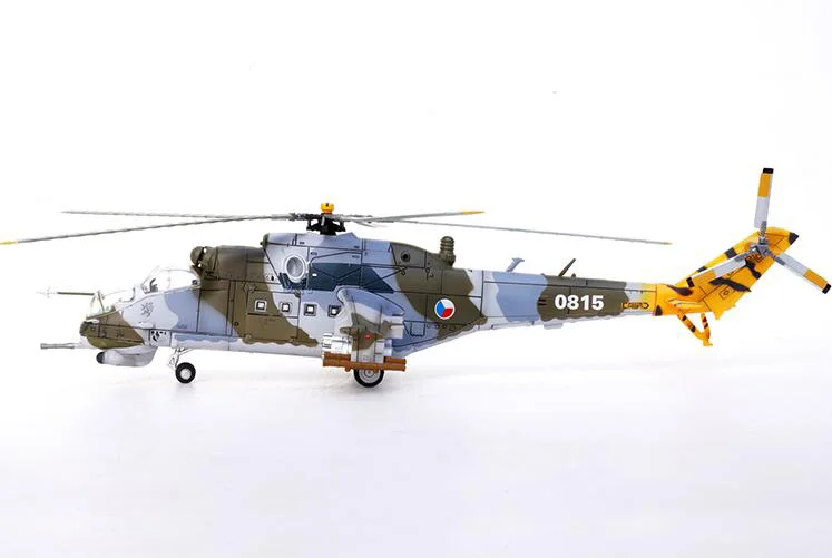 Fine 1/72 Soviet MI-24V Hind Armed Helicopter Model Czech Republi Semi alloy finished product collection model Fine 1/72 Soviet MI-24V Hind Armed Helicopter Model Czech Republi Semi alloy finished product collection model