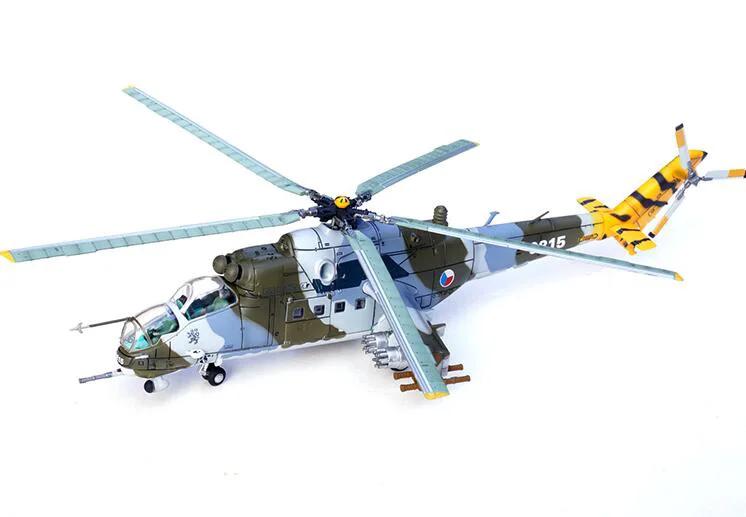Fine 1/72 Soviet MI-24V Hind Armed Helicopter Model Czech Republi Semi alloy finished product collection model Fine 1/72 Soviet MI-24V Hind Armed Helicopter Model Czech Republi Semi alloy finished product collection model