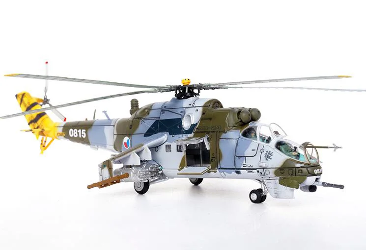 Fine 1/72 Soviet MI-24V Hind Armed Helicopter Model Czech Republi Semi alloy finished product collection model Fine 1/72 Soviet MI-24V Hind Armed Helicopter Model Czech Republi Semi alloy finished product collection model