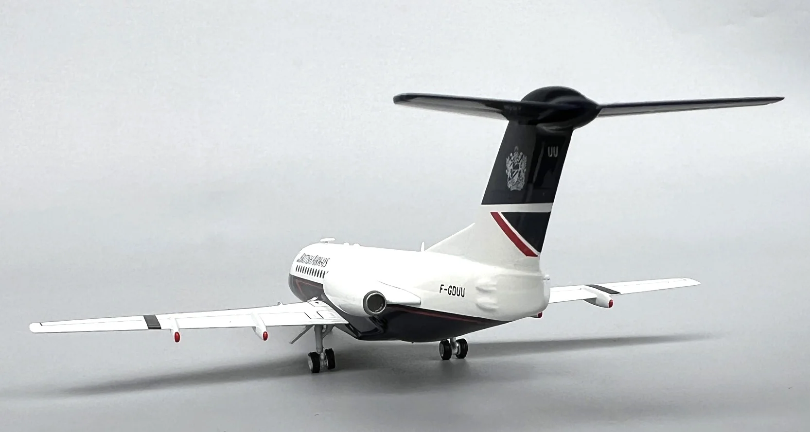 ARD 1/200 UK F28-2000 aircraft model F-GDUU Alloy Collection Model ARD 1/200 UK F28-2000 aircraft model F-GDUU Alloy Collection Model