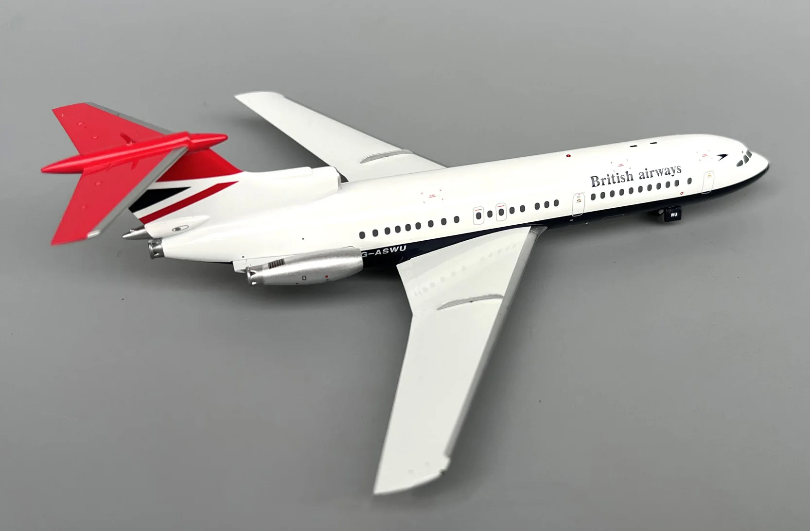 ARD 1/200 UK Trident1E aircraft model G-ASWU  Alloy Collection Model