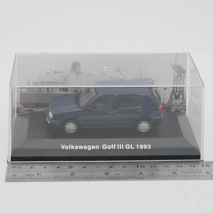 Diecast Ixo 1:43 Scale Volkswagen Golf III GL1993 VW Classic Alloy Car Model Collectible Toy Gift Souvenir Display Ornaments