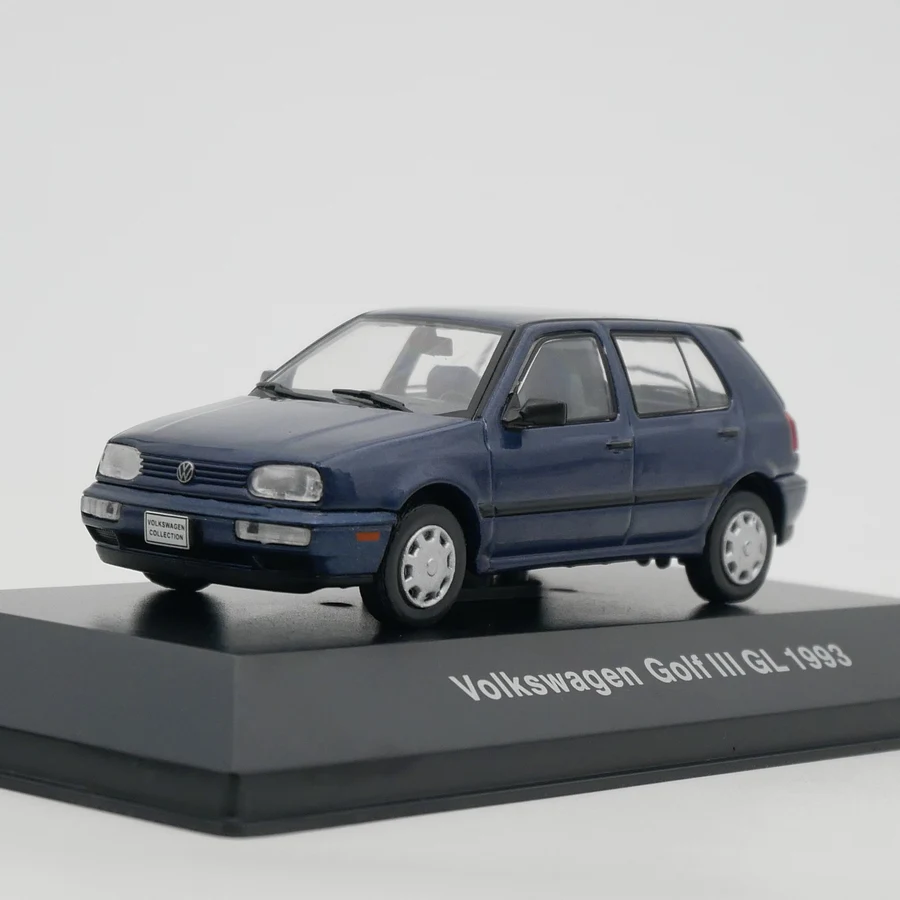 Diecast Ixo 1:43 Scale Volkswagen Golf III GL1993 VW Classic Alloy Car Model Collectible Toy Gift Souvenir Display Ornaments