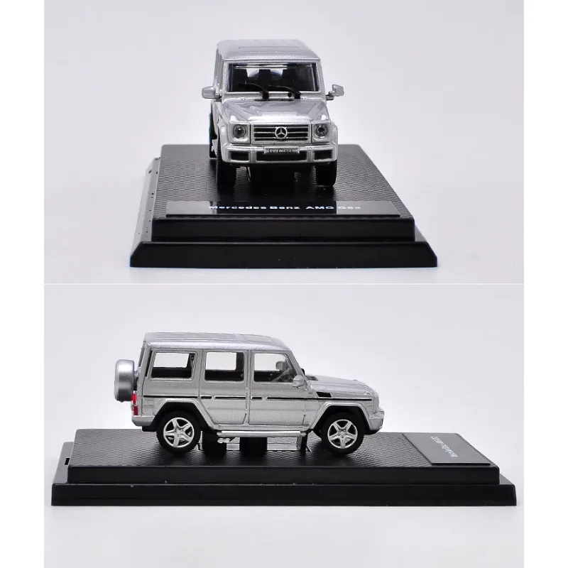 Diecast 1:64 Scale Mercedes-Benz G63 6X6 4X4 G500 AMG Benz G-Class Pickup Alloy Car Model Collectible Toy Gift Souvenir Display