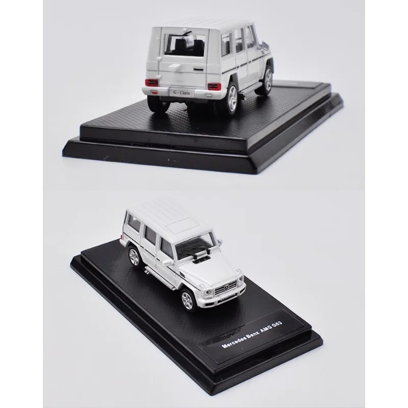 Diecast 1:64 Scale Mercedes-Benz G63 6X6 4X4 G500 AMG Benz G-Class Pickup Alloy Car Model Collectible Toy Gift Souvenir Display