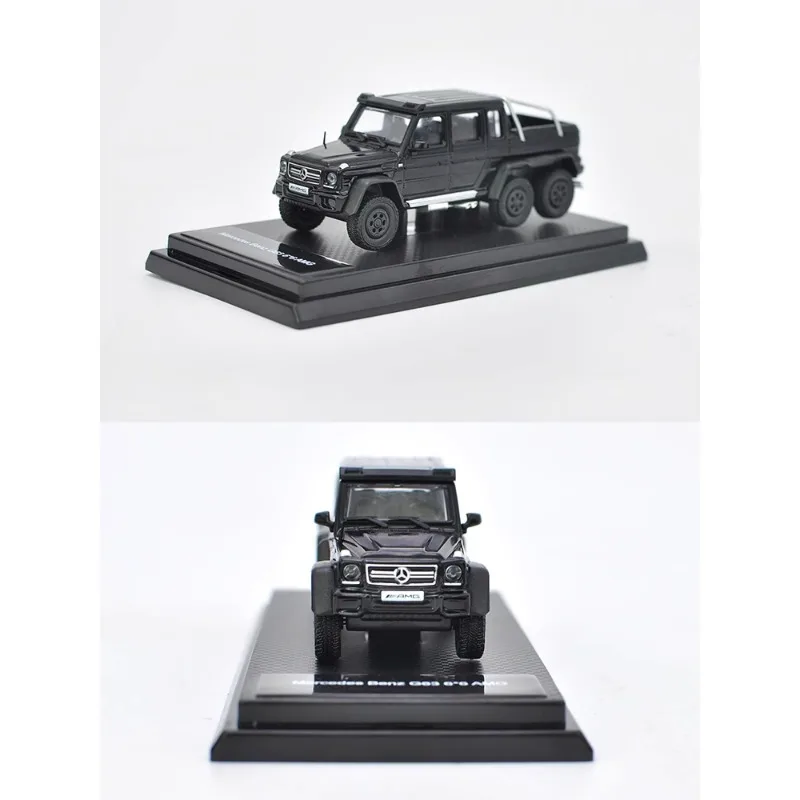 Diecast 1:64 Scale Mercedes-Benz G63 6X6 4X4 G500 AMG Benz G-Class Pickup Alloy Car Model Collectible Toy Gift Souvenir Display