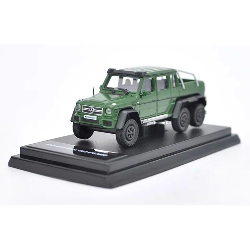 Diecast 1:64 Scale Mercedes-Benz G63 6X6 4X4 G500 AMG Benz G-Class Pickup Alloy Car Model Collectible Toy Gift Souvenir Display