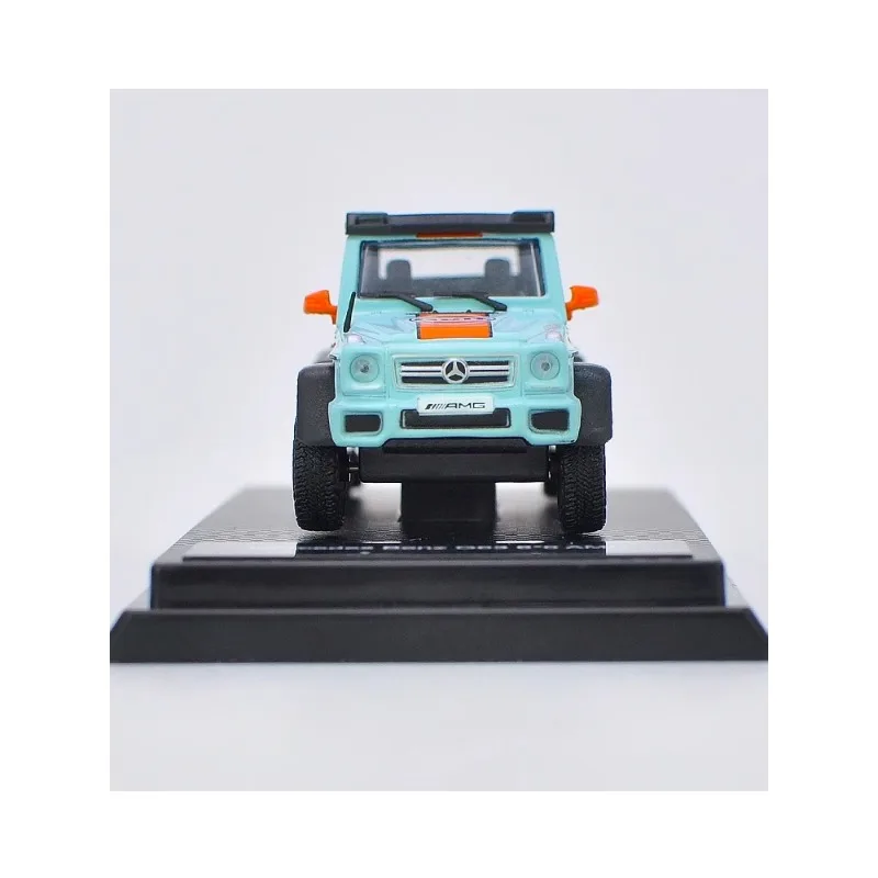 Diecast 1:64 Scale Mercedes-Benz G63 6X6 4X4 G500 AMG Benz G-Class Pickup Alloy Car Model Collectible Toy Gift Souvenir Display