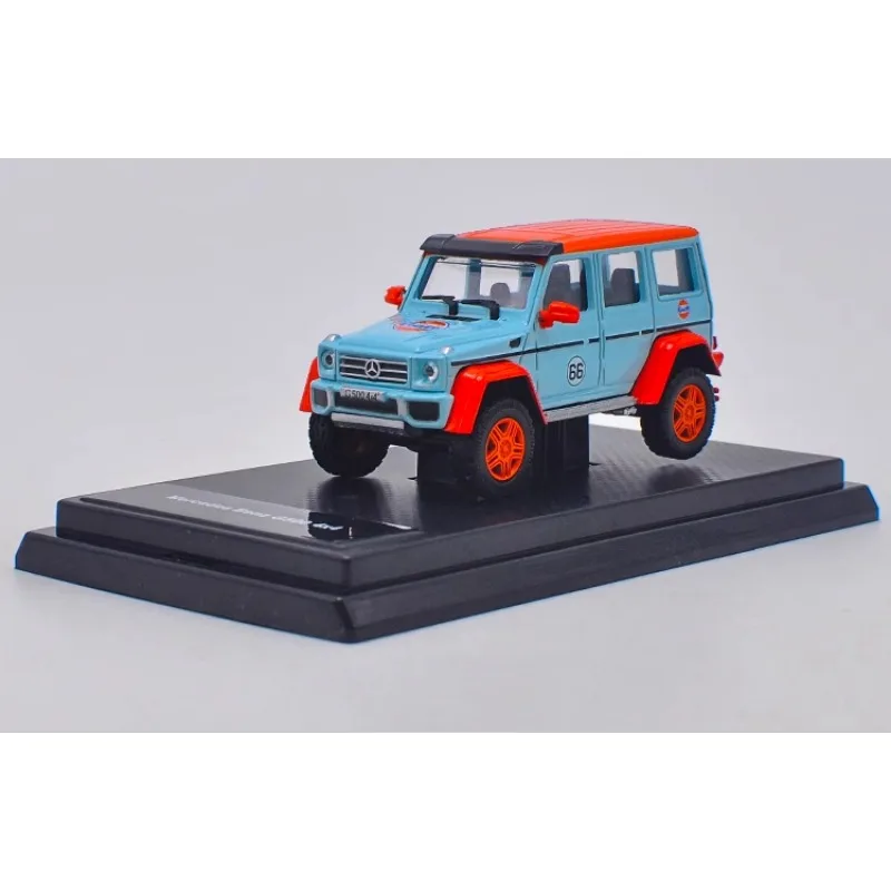Diecast 1:64 Scale Mercedes-Benz G63 6X6 4X4 G500 AMG Benz G-Class Pickup Alloy Car Model Collectible Toy Gift Souvenir Display