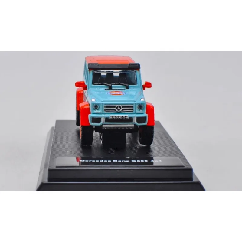 Diecast 1:64 Scale Mercedes-Benz G63 6X6 4X4 G500 AMG Benz G-Class Pickup Alloy Car Model Collectible Toy Gift Souvenir Display
