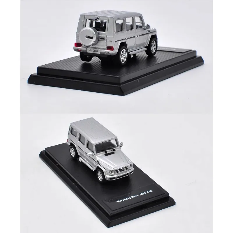 Diecast 1:64 Scale Mercedes-Benz G63 6X6 4X4 G500 AMG Benz G-Class Pickup Alloy Car Model Collectible Toy Gift Souvenir Display