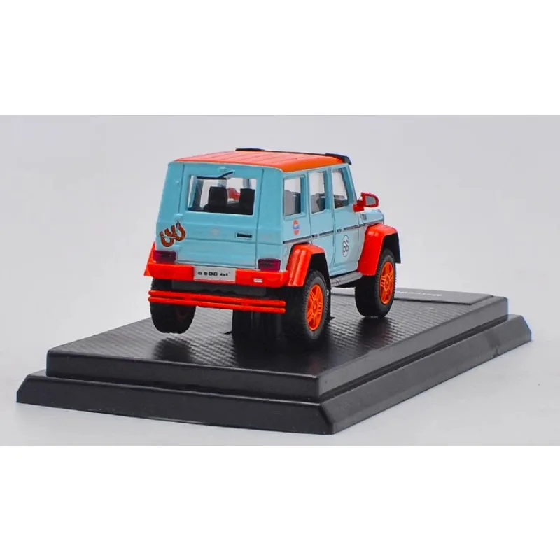 Diecast 1:64 Scale Mercedes-Benz G63 6X6 4X4 G500 AMG Benz G-Class Pickup Alloy Car Model Collectible Toy Gift Souvenir Display