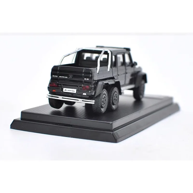 Diecast 1:64 Scale Mercedes-Benz G63 6X6 4X4 G500 AMG Benz G-Class Pickup Alloy Car Model Collectible Toy Gift Souvenir Display