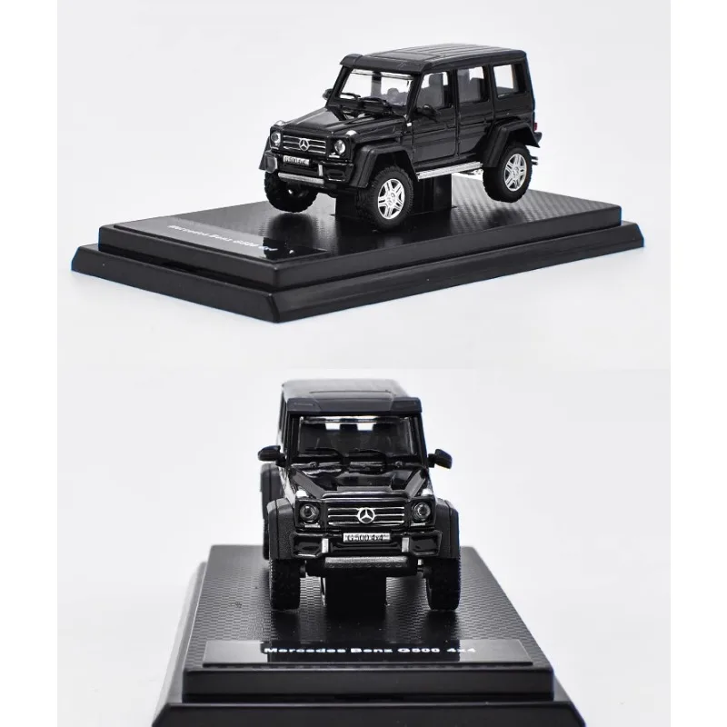 Diecast 1:64 Scale Mercedes-Benz G63 6X6 4X4 G500 AMG Benz G-Class Pickup Alloy Car Model Collectible Toy Gift Souvenir Display