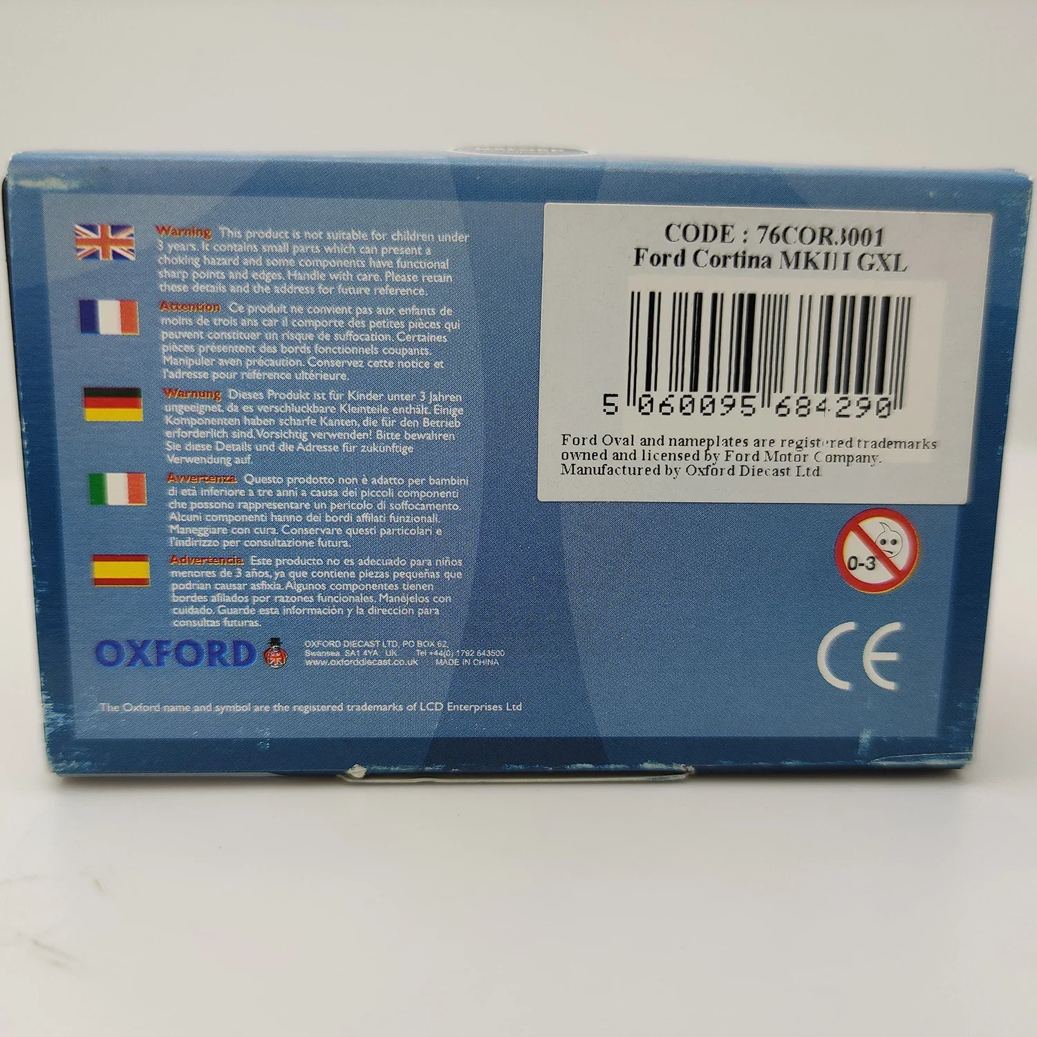 1:76 Scale Diecast Alloy Ford Cortina Retro Toys Sports Cars Model Classics Adult Souvenir Gifts Collection Static Display