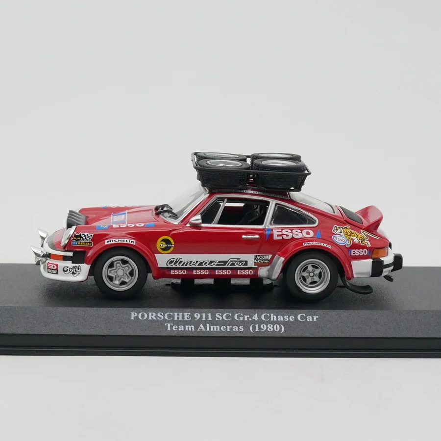 Diecast Ixo 1:43 Scale Porsche 911 SC Gr.4 Team Almeras 1980 Alloy Car Model Toy Car Collection Toy Gift Display Ornament Diecast Ixo 1:43 Scale Porsche 911 SC Gr.4 Team Almeras 1980 Alloy Car Model Toy Car Collection Toy Gift Display Ornament