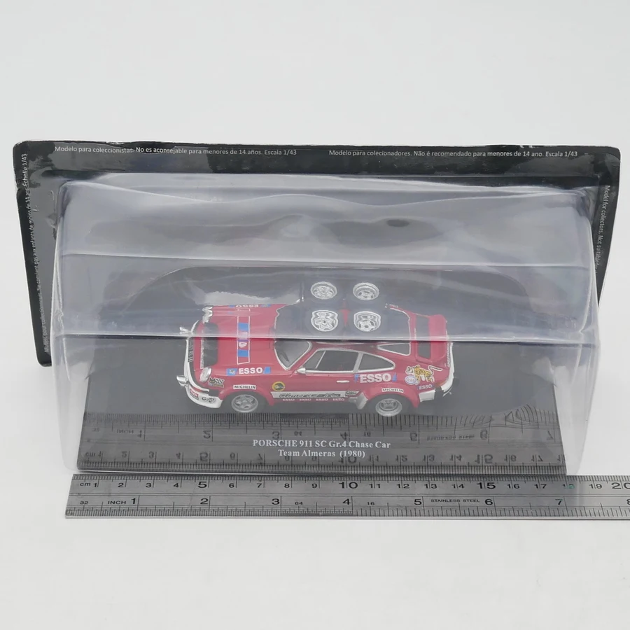 Diecast Ixo 1:43 Scale Porsche 911 SC Gr.4 Team Almeras 1980 Alloy Car Model Toy Car Collection Toy Gift Display Ornament Diecast Ixo 1:43 Scale Porsche 911 SC Gr.4 Team Almeras 1980 Alloy Car Model Toy Car Collection Toy Gift Display Ornament