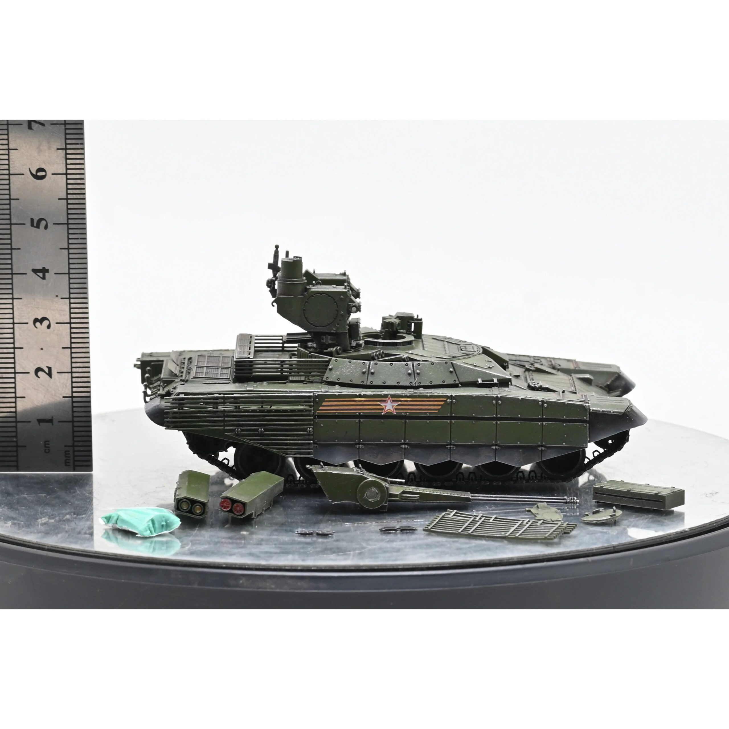 AM 1:72 Scale Resin Russian BMPT-72 Tank Chariot Model Militarized Combat Track Type Classics Adult Gifts Toys Static Display