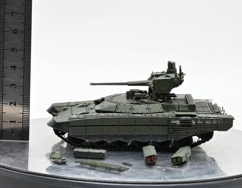 AM 1:72 Scale Resin Russian BMPT-72 Tank Chariot Model Militarized Combat Track Type Classics Adult Gifts Toys Static Display