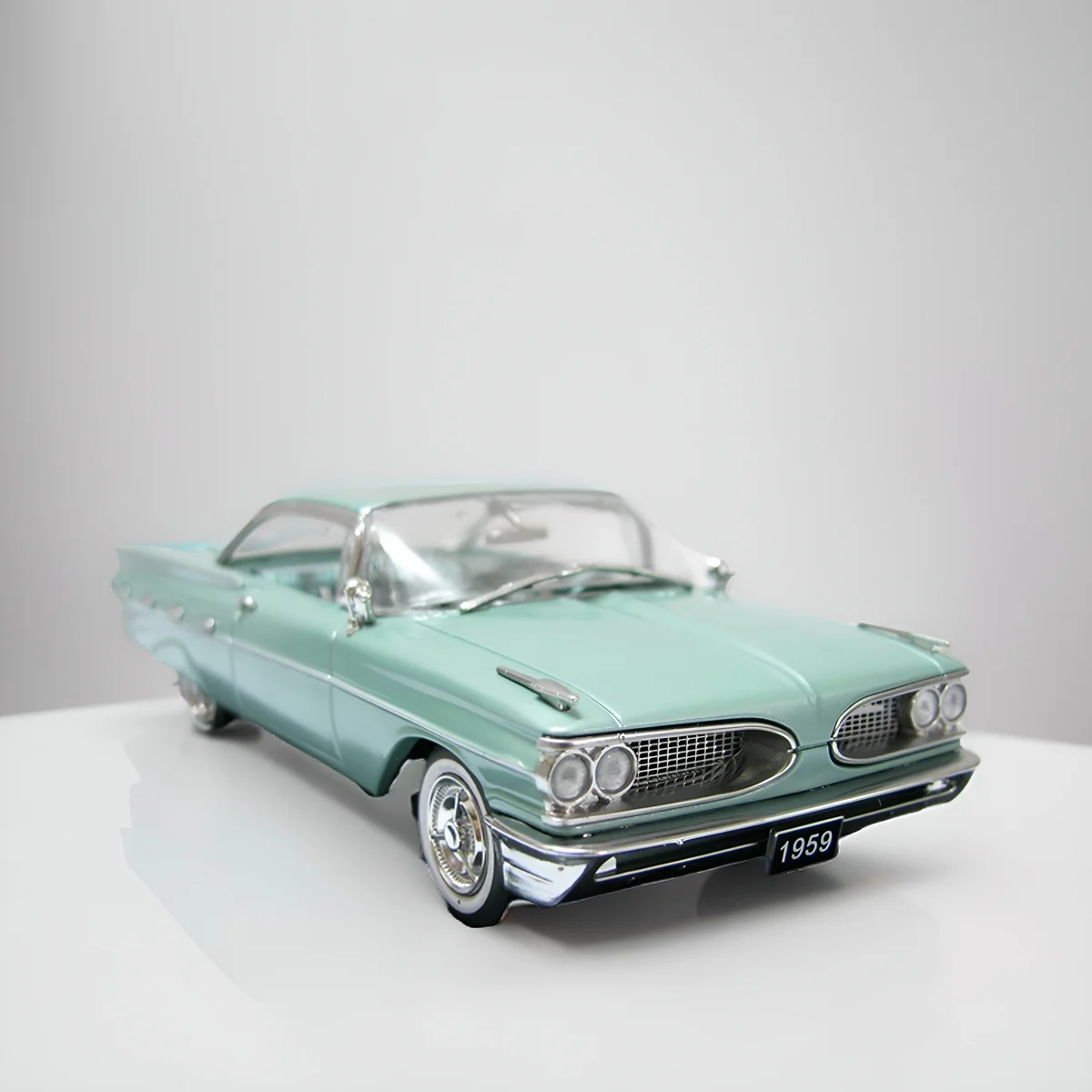 Diecast 1:43 Scale GFCC Pontiac Coupe 1959 Bonneville Hardtop Alloy Car Model Collection Toy Gift Display Ornament