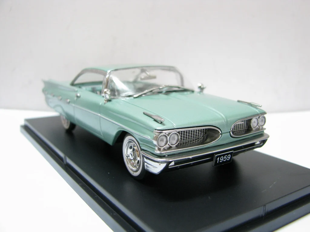 Diecast 1:43 Scale GFCC Pontiac Coupe 1959 Bonneville Hardtop Alloy Car Model Collection Toy Gift Display Ornament