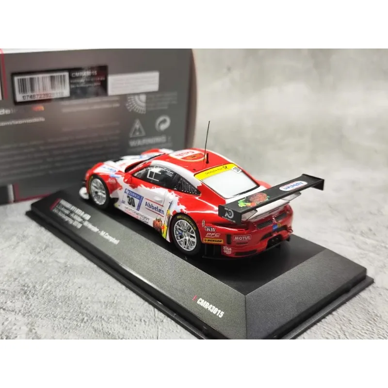 IXO 1/43 Scale PORSCHE 911 GT3 R#30 911 2018 24 Hour Endurance Racing Car Model Collectible Toy Gift Display Ornament IXO 1/43 Scale PORSCHE 911 GT3 R#30 911 2018 24 Hour Endurance Racing Car Model Collectible Toy Gift Display Ornament