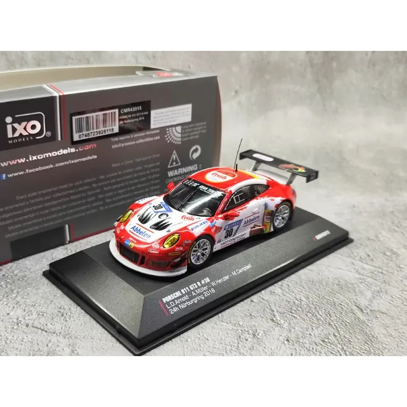 IXO 1/43 Scale PORSCHE 911 GT3 R#30 911 2018 24 Hour Endurance Racing Car Model Collectible Toy Gift Display Ornament IXO 1/43 Scale PORSCHE 911 GT3 R#30 911 2018 24 Hour Endurance Racing Car Model Collectible Toy Gift Display Ornament