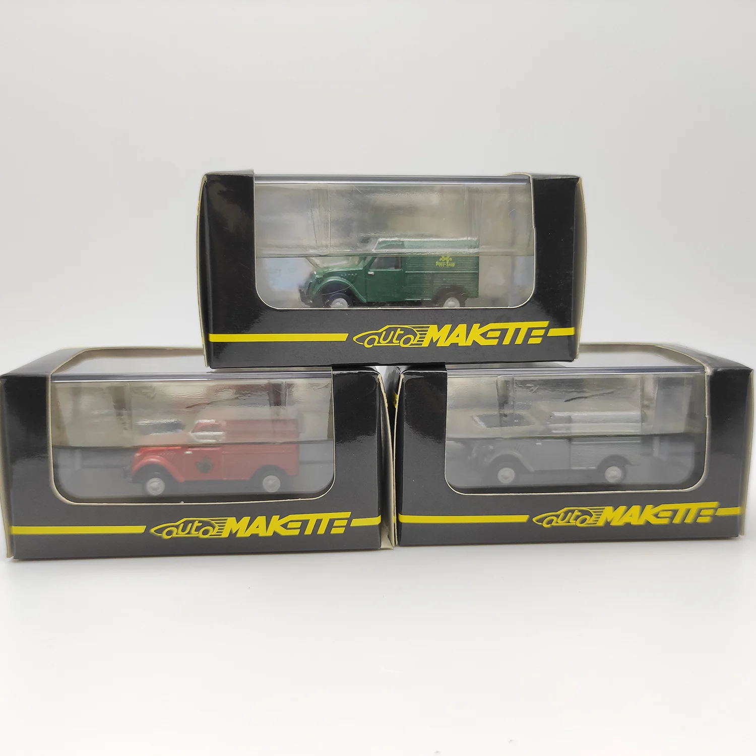 Three-colour 1:87 Scale CITROEN Freight Car  Resin Car Model Collectible Toy Gift Souvenir Display Ornaments