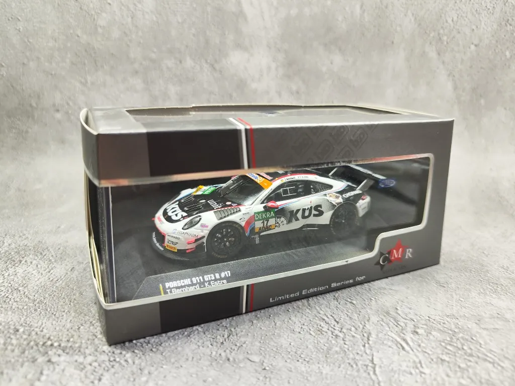 IXO 1/43 Scale PORSCHE 911 GT3R#17ADAC GT Masters 2018 Endurance Race Car Model Collectible Toy Gift Display Ornament