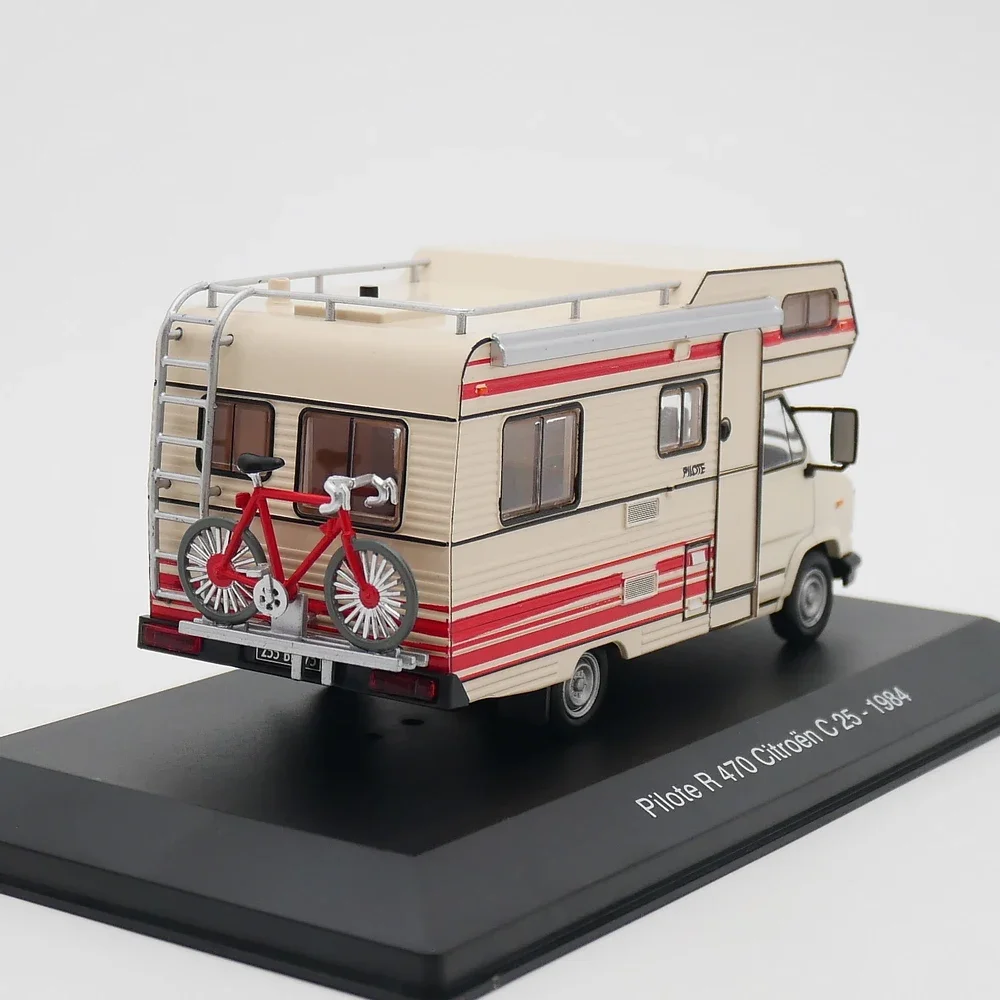 Diecast Ixo 1:43 Scale Pilote R 470 Citroen C 25 1984 Citroen Copal Motorhome Model Retro Classic Alloy Model Collectible Gift