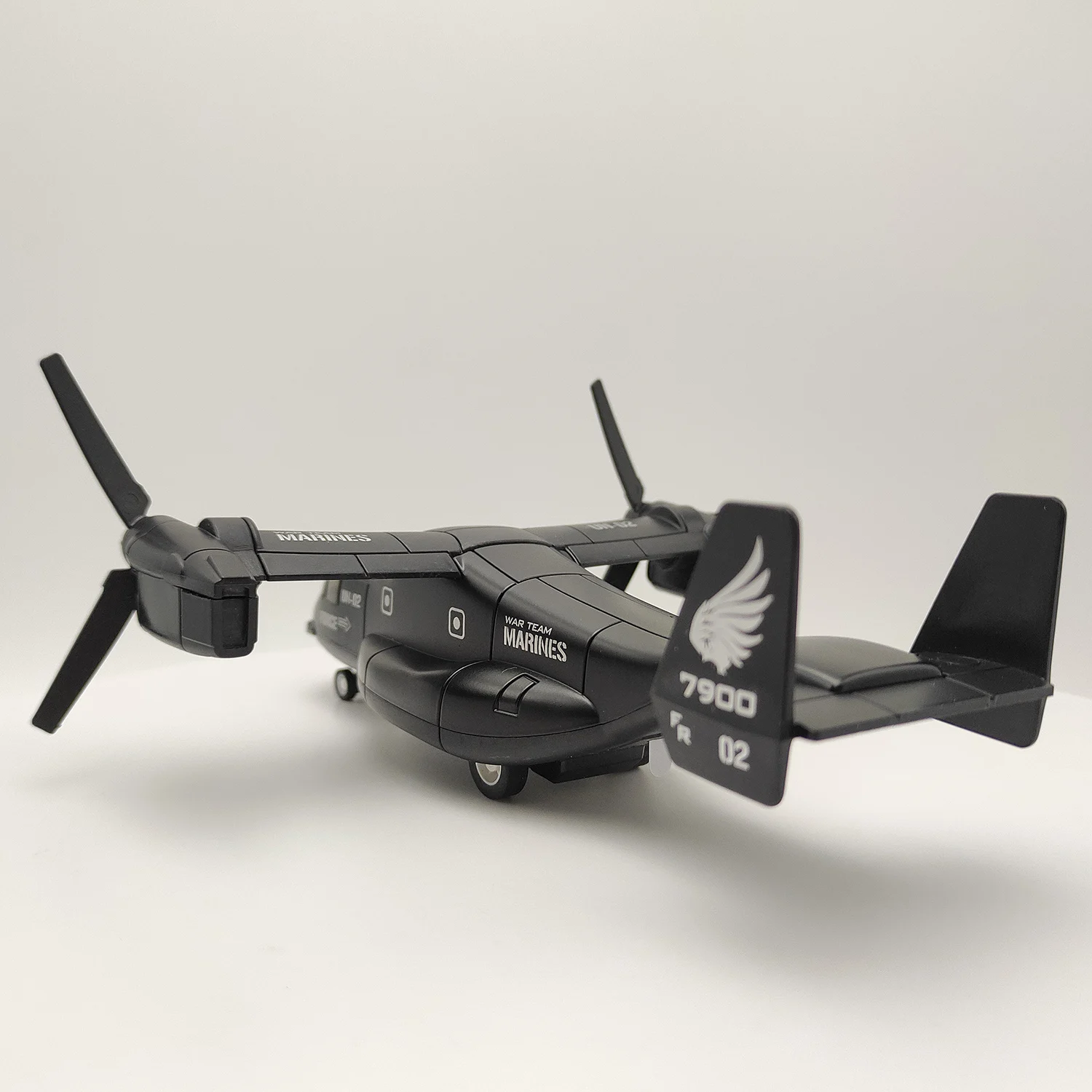 Diecast 1/400 Scale Osprey Fighter Alloy Finished Aircraft Model Collection Toy Gift Display Ornament