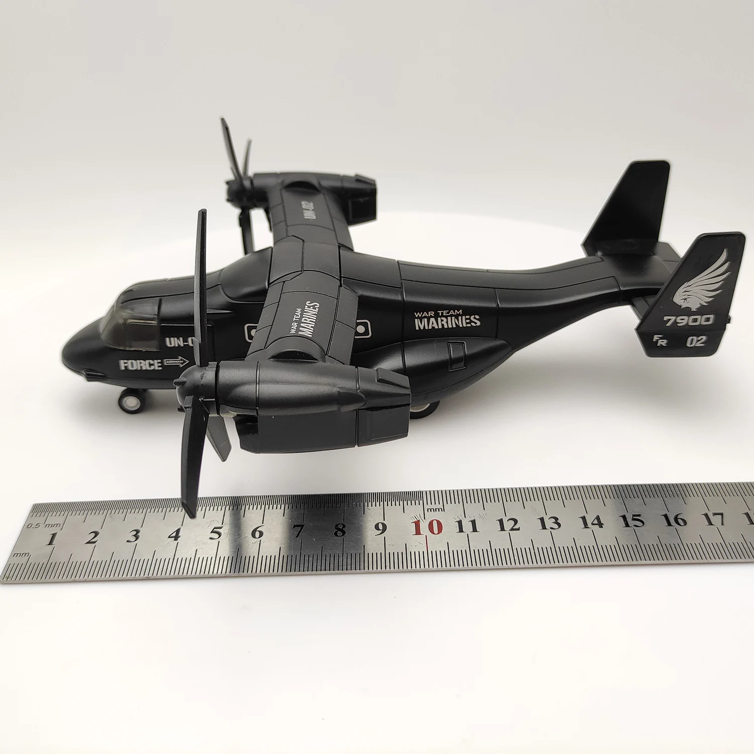 Diecast 1/400 Scale Osprey Fighter Alloy Finished Aircraft Model Collection Toy Gift Display Ornament