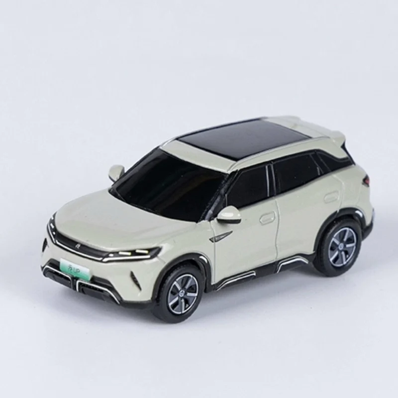 Diecast 1:64 Scale BYD Yuan PLUS & Yuan Up & BYD Dolphin EV New Energy Simulation Alloy Car Model Collection Toy Gift Display
