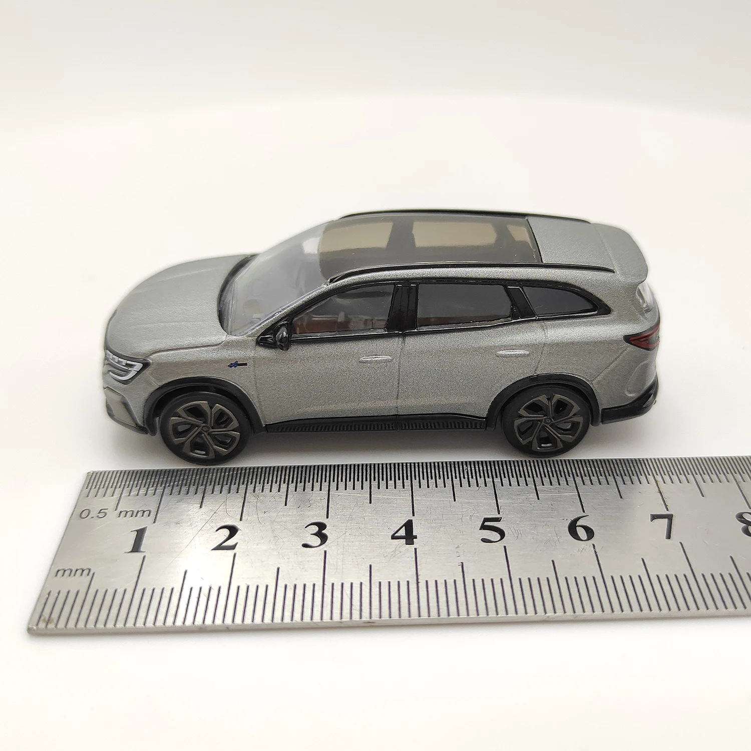 Diecast 1:64 Scale NOREV Renault Espace E-tech Full Hybrid Simulation Alloy Black Car Model Collection Toy Gift Display Ornament