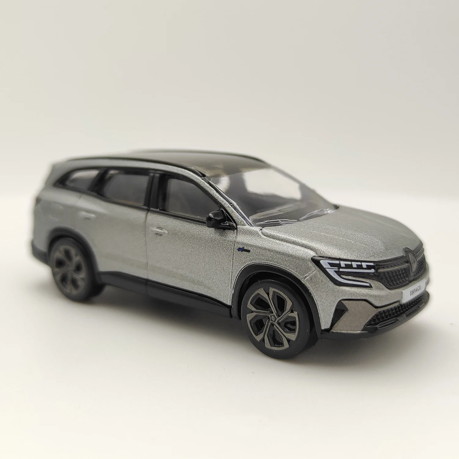 Diecast 1:64 Scale NOREV Renault Espace E-tech Full Hybrid Simulation Alloy Black Car Model Collection Toy Gift Display Ornament