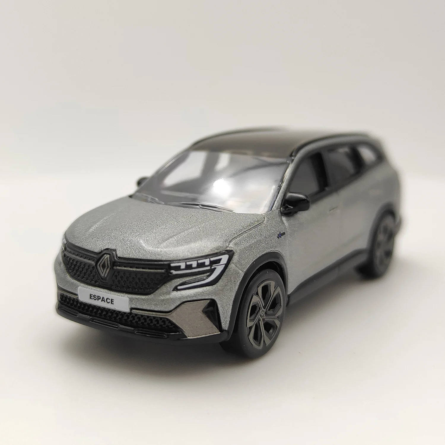Diecast 1:64 Scale NOREV Renault Espace E-tech Full Hybrid Simulation Alloy Black Car Model Collection Toy Gift Display Ornament