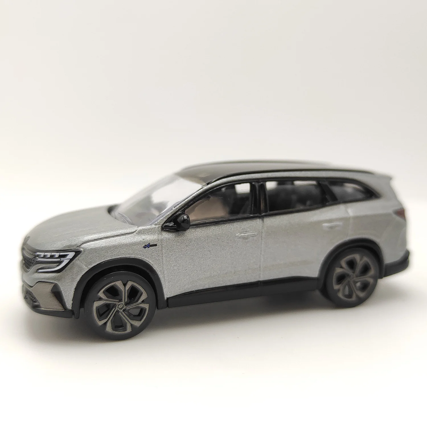 Diecast 1:64 Scale NOREV Renault Espace E-tech Full Hybrid Simulation Alloy Black Car Model Collection Toy Gift Display Ornament