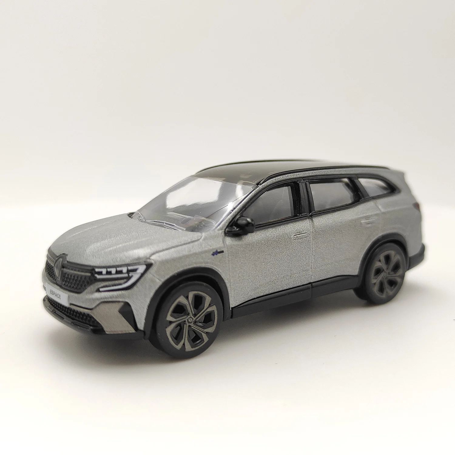 Diecast 1:64 Scale NOREV Renault Espace E-tech Full Hybrid Simulation Alloy Black Car Model Collection Toy Gift Display Ornament