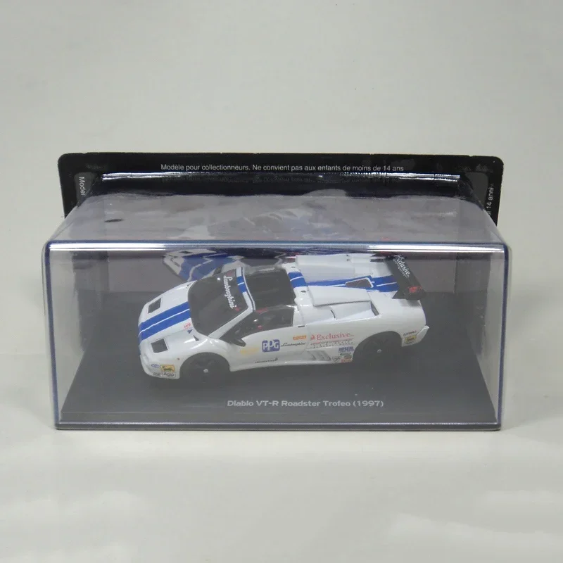 Diecast IXO 1:43 Scale Lamborghini Diablo VT-R 1997 Simulation Classic Nostalgia Car Model Collectible Toy Gift Souvenir Display