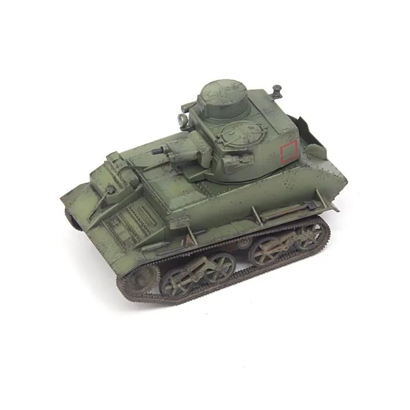 Hexameter CP0801 British Vickers 6-ton Tank MK.IVB Green Finished Product 1/72 Model Static Ornament