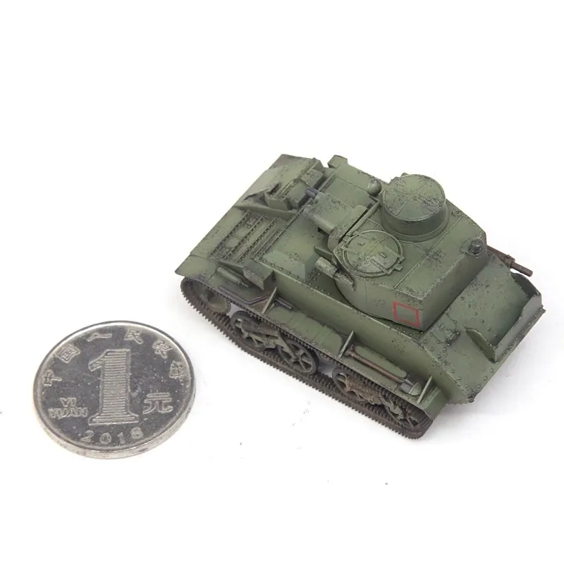 Hexameter CP0801 British Vickers 6-ton Tank MK.IVB Green Finished Product 1/72 Model Static Ornament