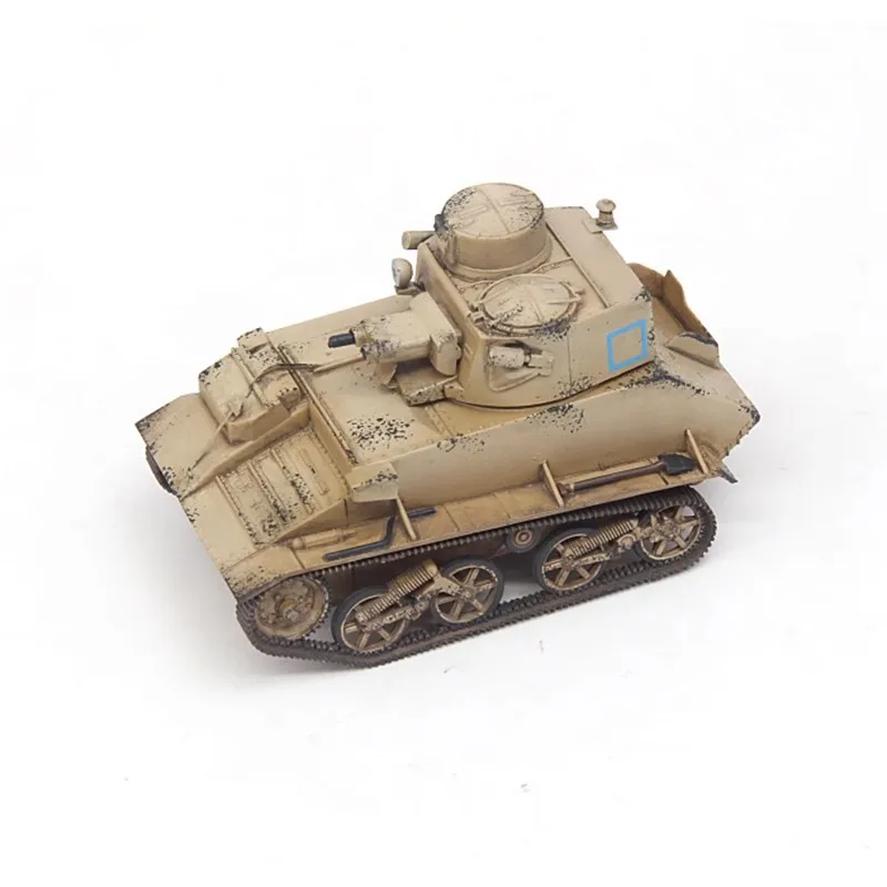 Hexameter CP0802 British Vickers 6-ton Tank MK.IVB Yellow Completion Product 1/72 Model Static Ornament